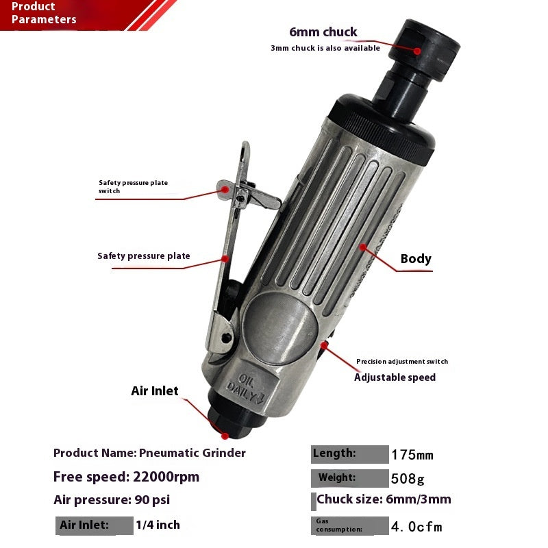 Pneumatic Engraving Machine Tire Repair Grinding Machine Polishing Machine